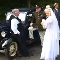 A fake wedding couple, A Steamy 1940s Day Out, Holt and Sheringham, Norfolk - 20th September 2015