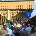 Sheringham Station is packed, A Steamy 1940s Day Out, Holt and Sheringham, Norfolk - 20th September 2015