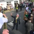 We drop the Mayor off outside the Lobster, A Steamy 1940s Day Out, Holt and Sheringham, Norfolk - 20th September 2015