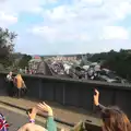 The view from the railway bridge, A Steamy 1940s Day Out, Holt and Sheringham, Norfolk - 20th September 2015