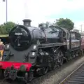 76084 with its rake of old BR Mark 1 carriages, A Steamy 1940s Day Out, Holt and Sheringham, Norfolk - 20th September 2015