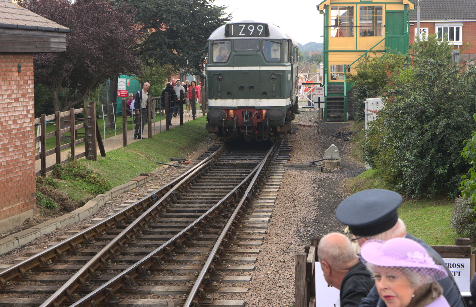 An old 1960s Class 31 diesel, D5631 from A Steamy 1940s Day Out, Holt and Sheringham, Norfolk - 20th September 2015