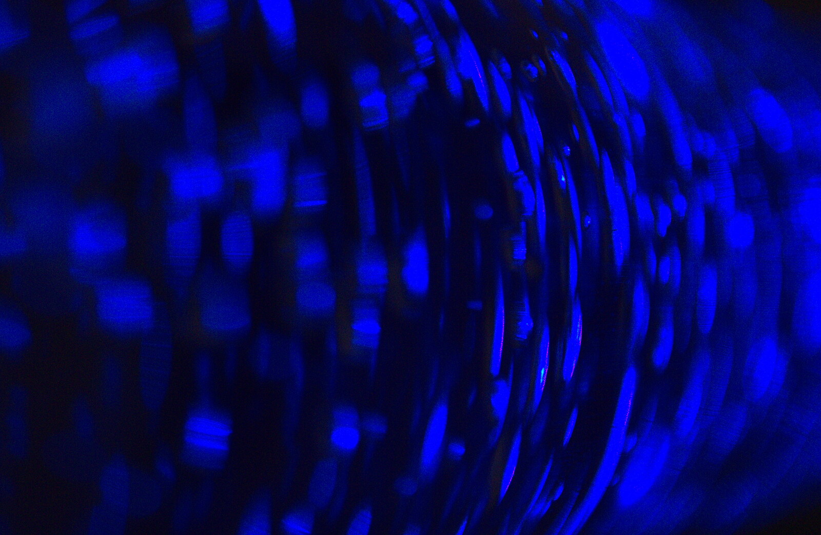 Deep blue lighting from SwiftKey Innovation Week, Southwark Bridge Road, London - 7th October 2015