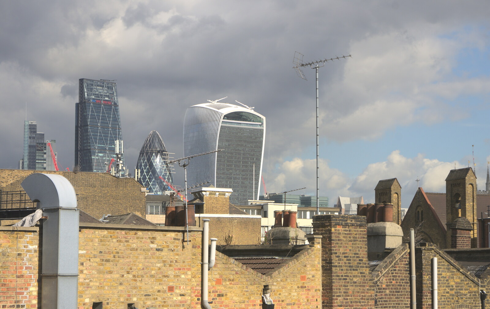 A view of the Walkie Talkie in The City from SwiftKey Innovation Week, Southwark Bridge Road, London - 7th October 2015