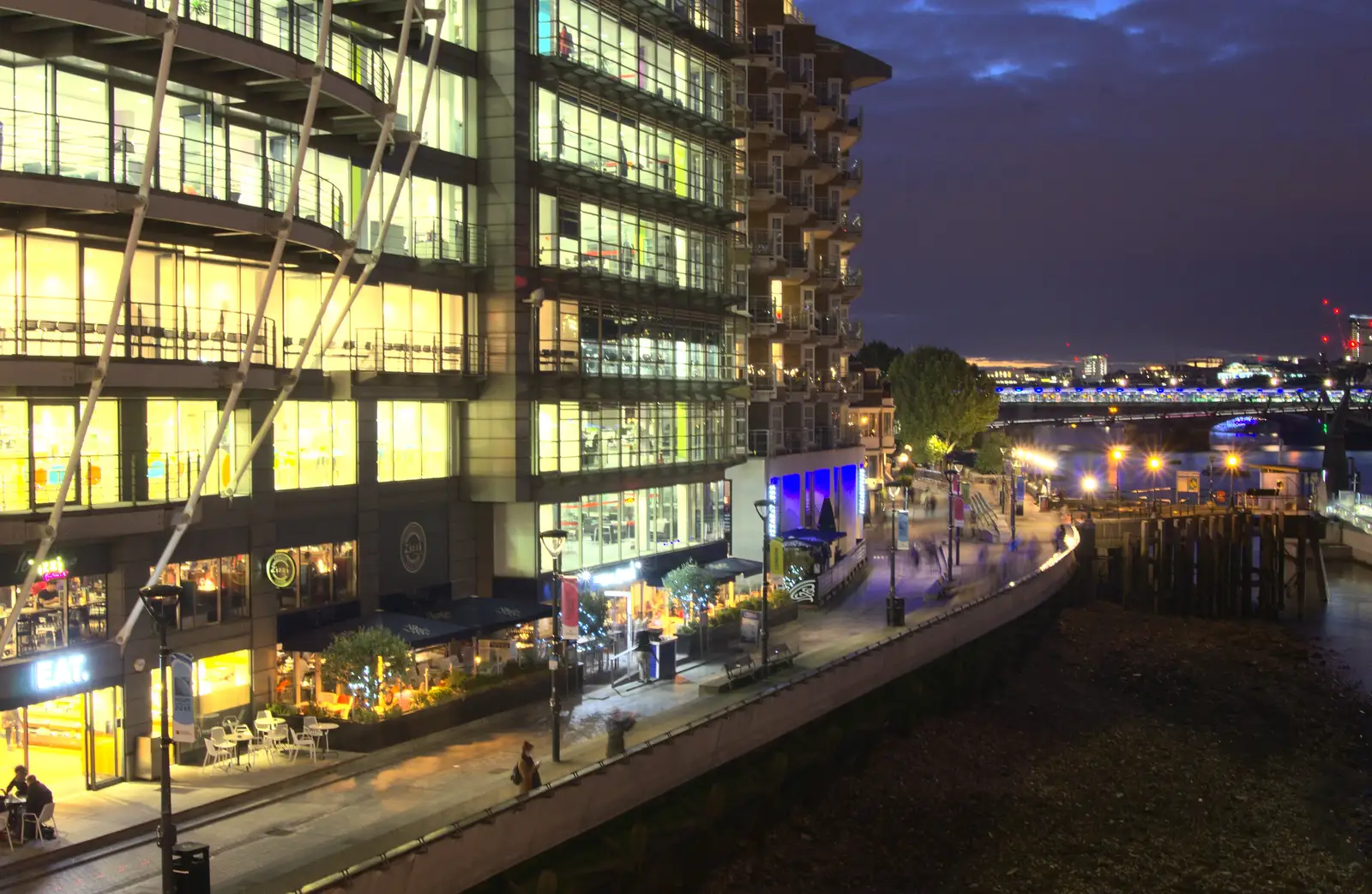 The South Bank at Southwark, from SwiftKey Innovation Week, Southwark Bridge Road, London - 7th October 2015