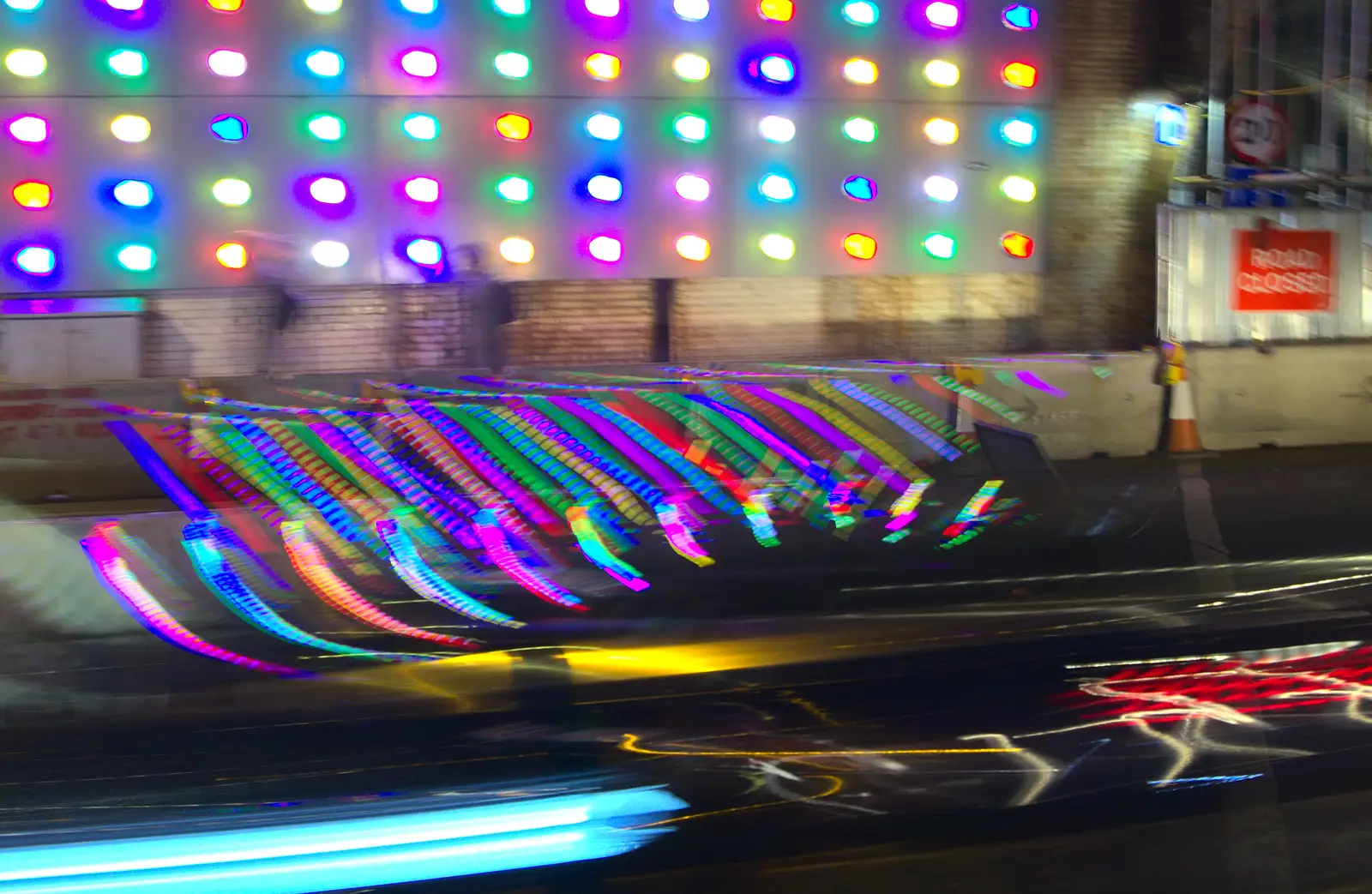 The Smartie bridge on Southwark Street, from SwiftKey Innovation Week, Southwark Bridge Road, London - 7th October 2015