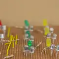 LEDs and transistors on a circuit board, SwiftKey Innovation Week, Southwark Bridge Road, London - 7th October 2015