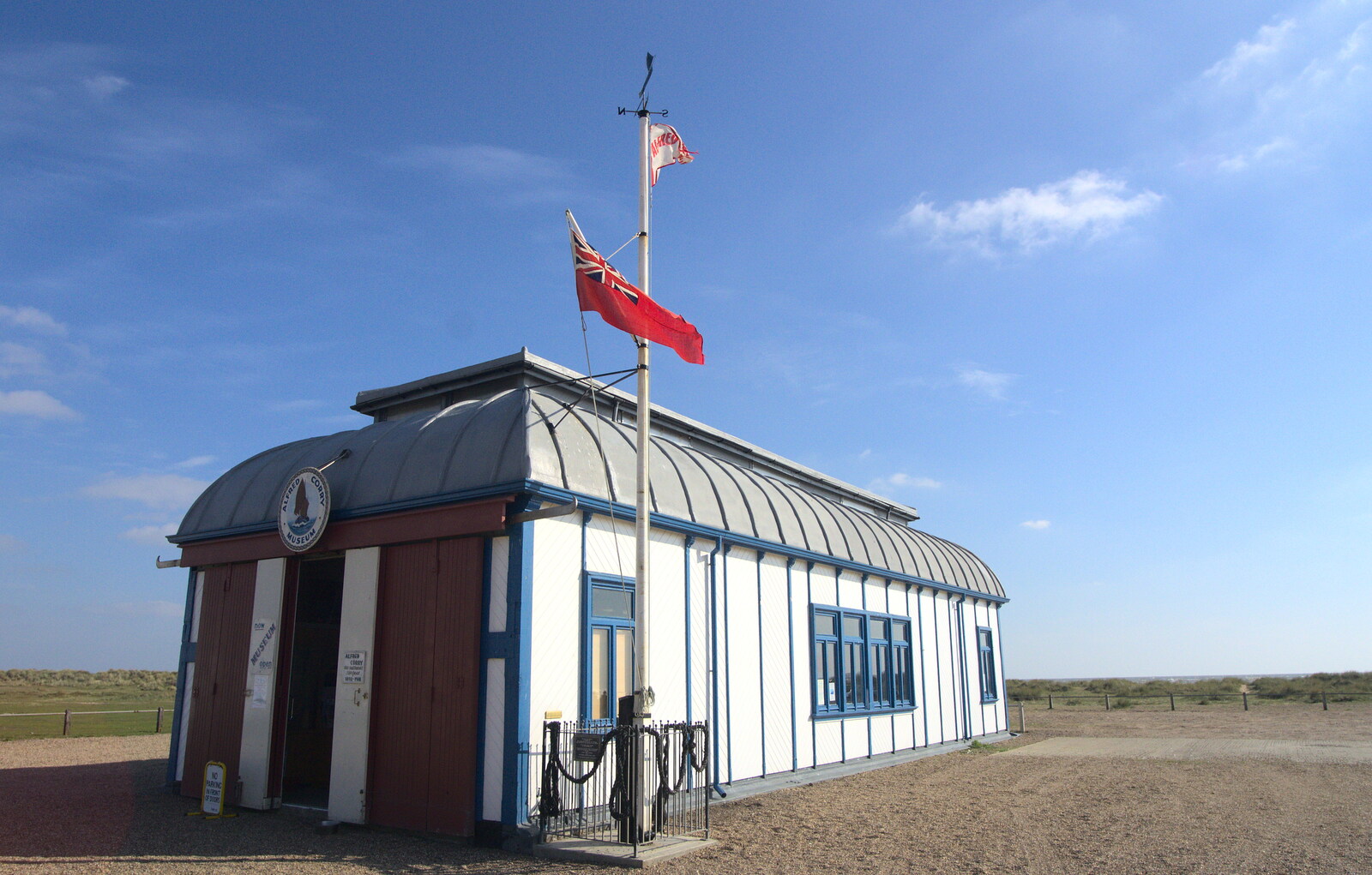 The lifeboat's building, from Cromer Pier from A DC3 Quiz and the Alfred Corry, Southwold, Suffolk, - 9th October 2015