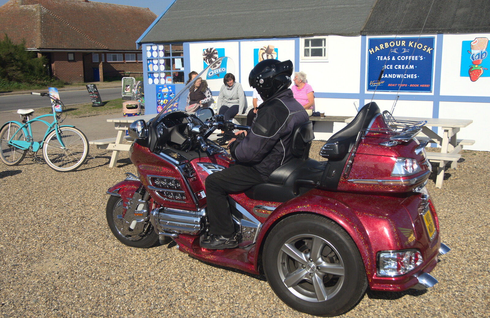 A massive motor-trike from A DC3 Quiz and the Alfred Corry, Southwold, Suffolk, - 9th October 2015