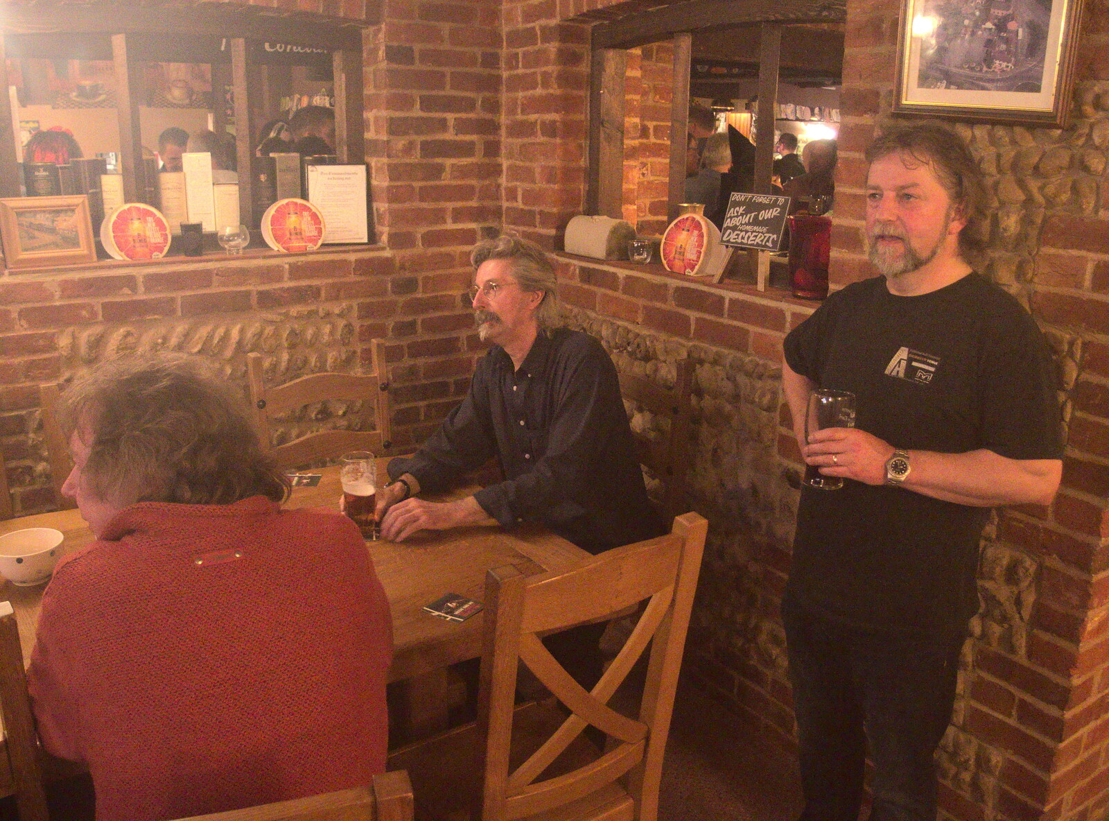 Max, Rob and Billy at Framingham Earl from Apple Picking and The BBs at Framingham Earl, Norfolk - 25th October 2015