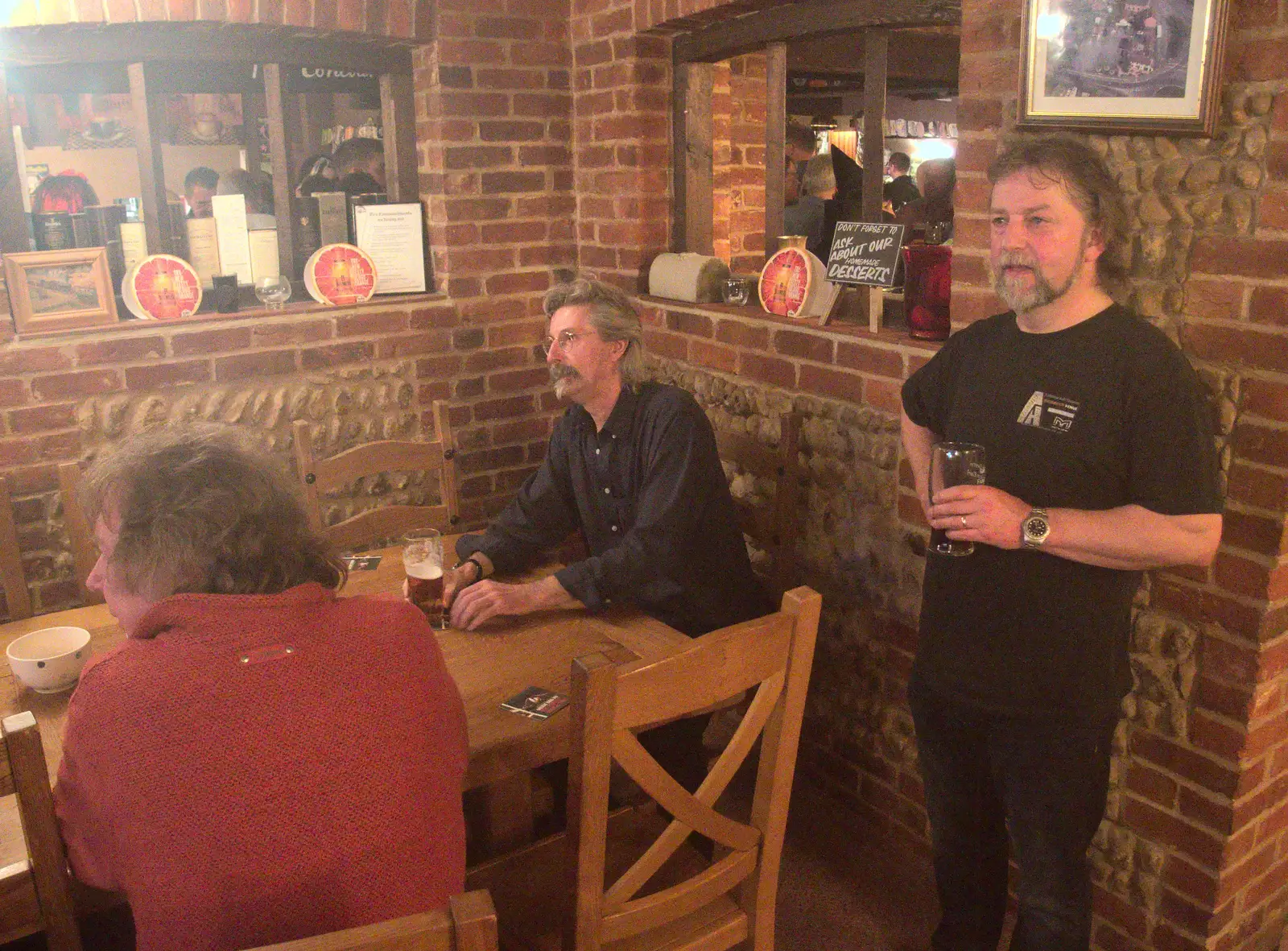 Max, Rob and Billy at Framingham Earl, from Apple Picking and The BBs at Framingham Earl, Norfolk - 25th October 2015