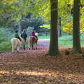 Pony-riding in the forest, A Day at High Lodge, Brandon Forest, Suffolk - 26th October 2015