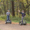 Some Segway things trundle around, A Day at High Lodge, Brandon Forest, Suffolk - 26th October 2015