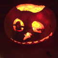 Our Hallowe'en pumpkin from the garden, John Willy's 65th and Other Stories, The Swan, Brome, Suffolk - 31st October 2015