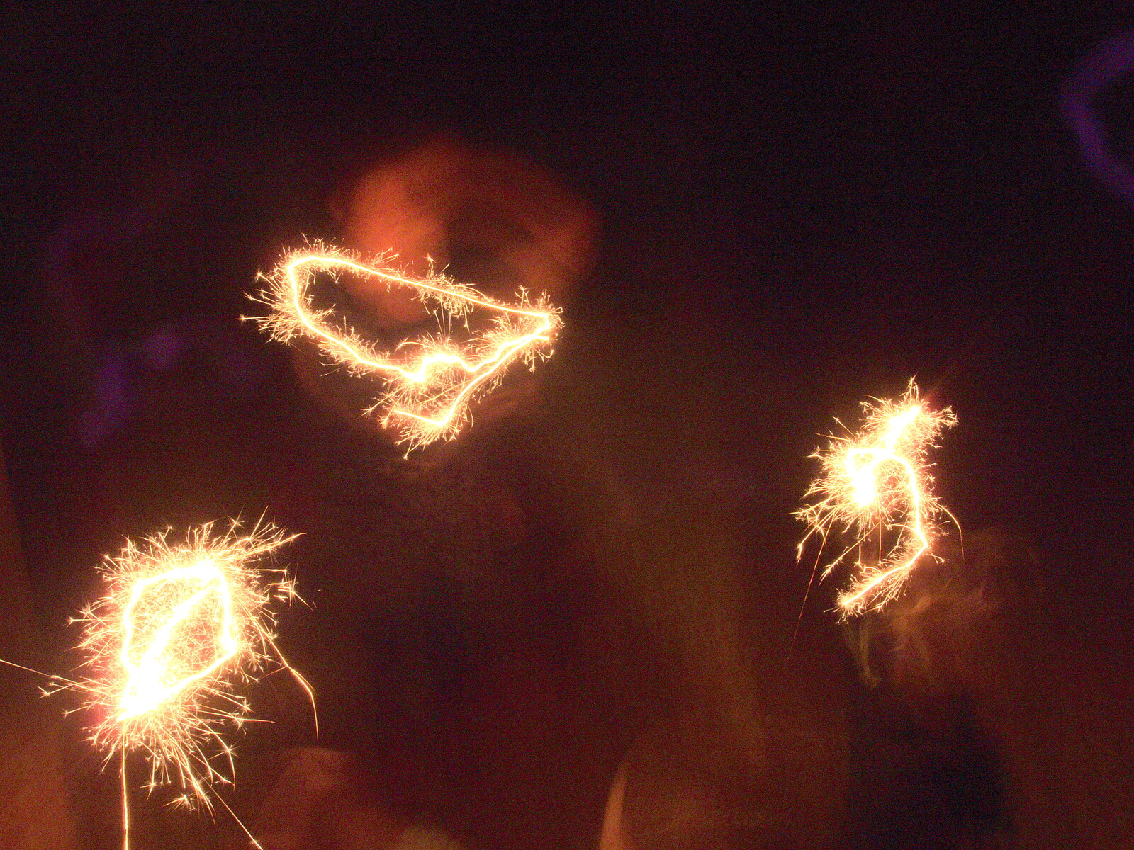 It's sparkler-tastic from John Willy's 65th and Other Stories, The Swan, Brome, Suffolk - 31st October 2015