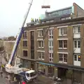 The hot-tub's base is lifted up, Hot-tub Penthouse, Thornham Walks, and Building, London and Suffolk - 12th November 2015