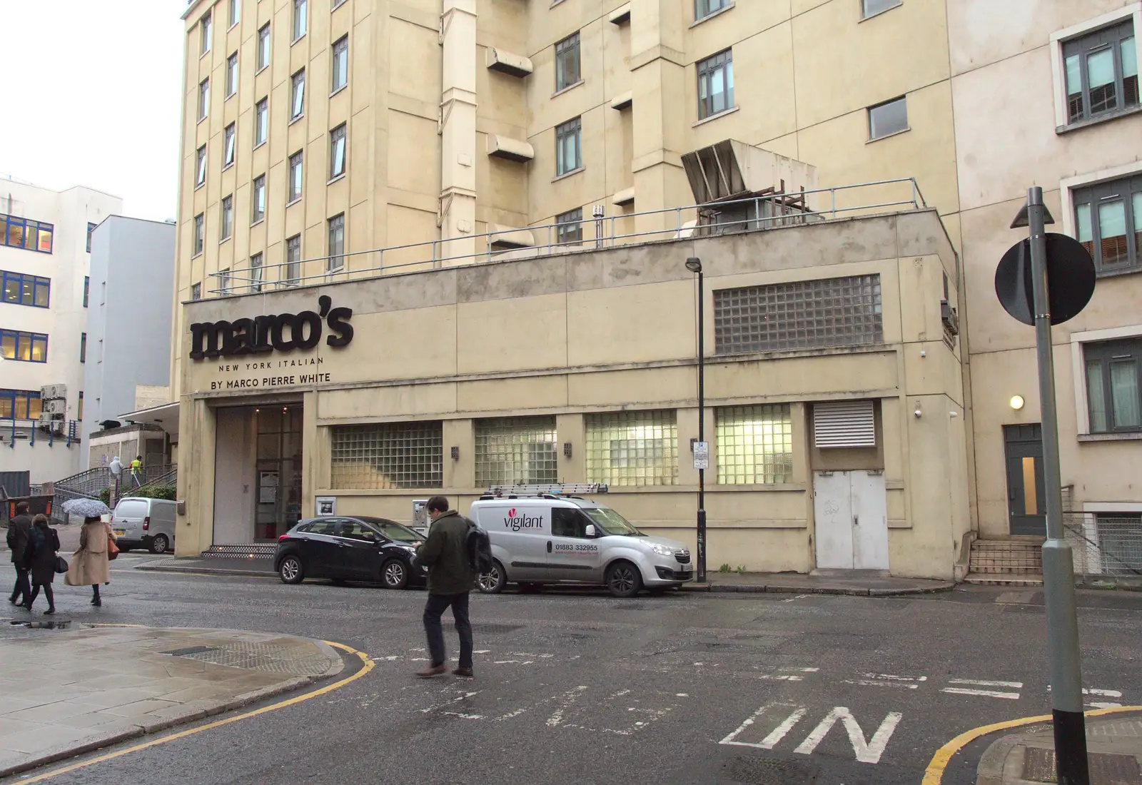 A grungy building is now a Marco Pierre White, from Southwark, Norwich, and a Power Cut, London, Norfolk and Suffolk - 12th December 2015