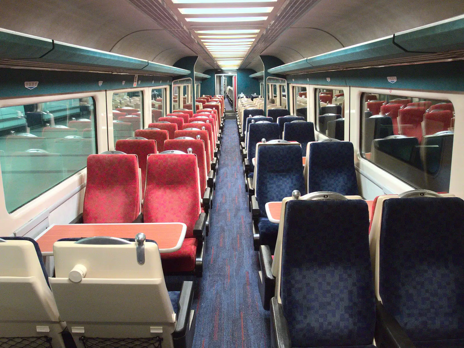 First on the train again, in a Mark 3 coach, from Southwark, Norwich, and a Power Cut, London, Norfolk and Suffolk - 12th December 2015