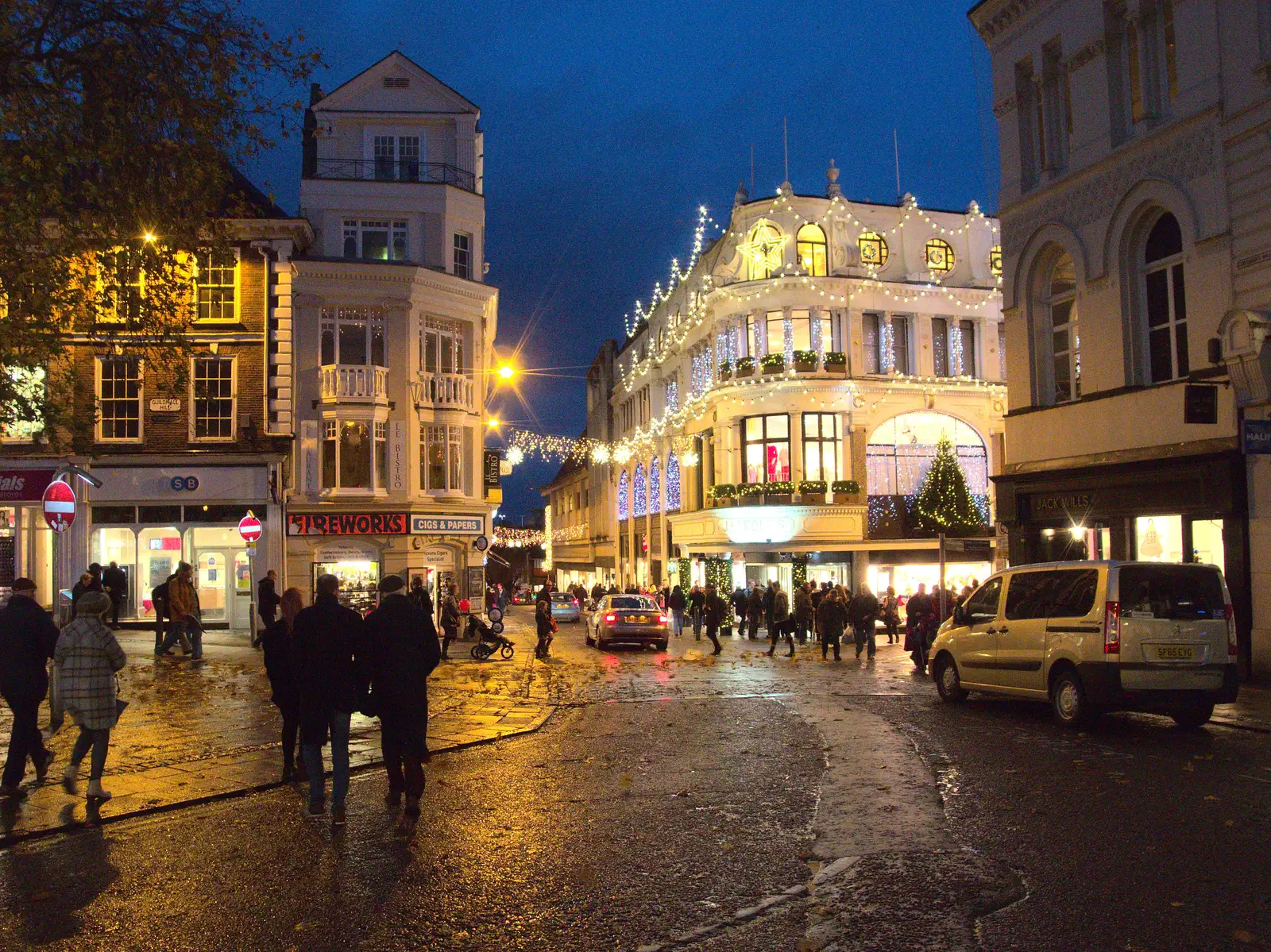 Exchange Street and Jarrold's, from Southwark, Norwich, and a Power Cut, London, Norfolk and Suffolk - 12th December 2015