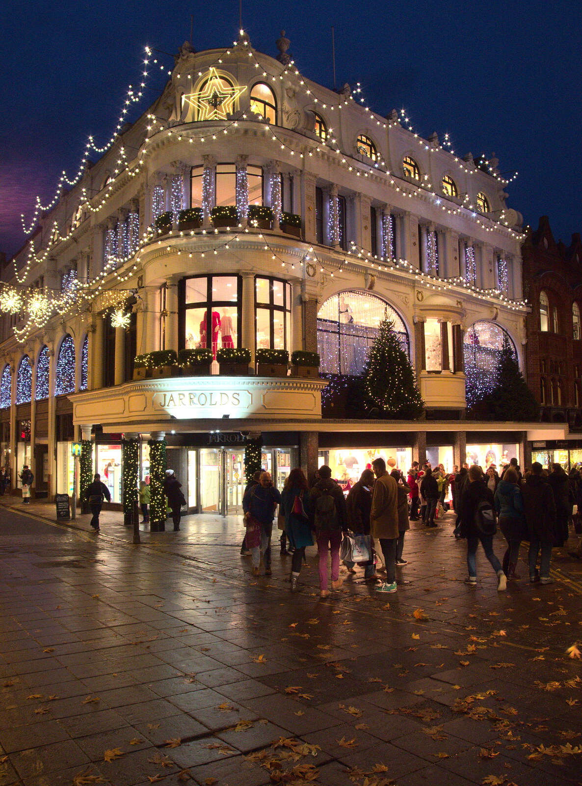 A very festive Jarrolds department store from Southwark, Norwich, and a Power Cut, London, Norfolk and Suffolk - 12th December 2015