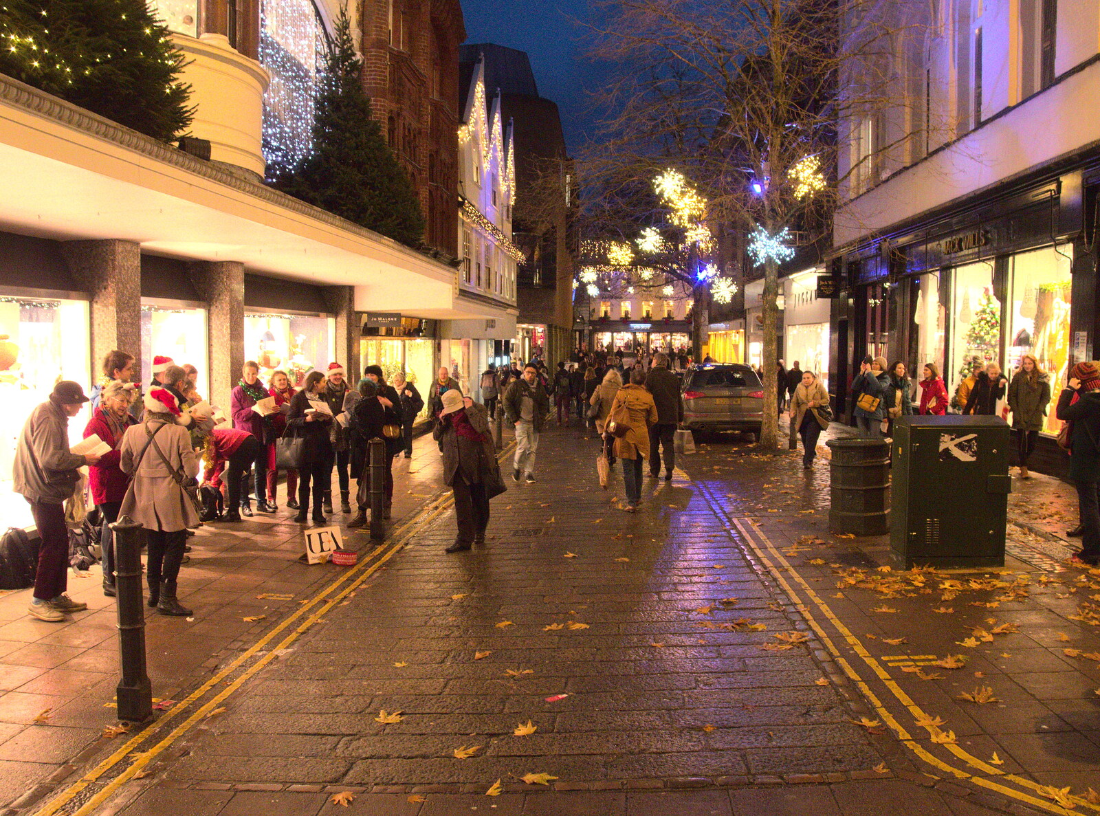 London Street in Norwich from Southwark, Norwich, and a Power Cut, London, Norfolk and Suffolk - 12th December 2015