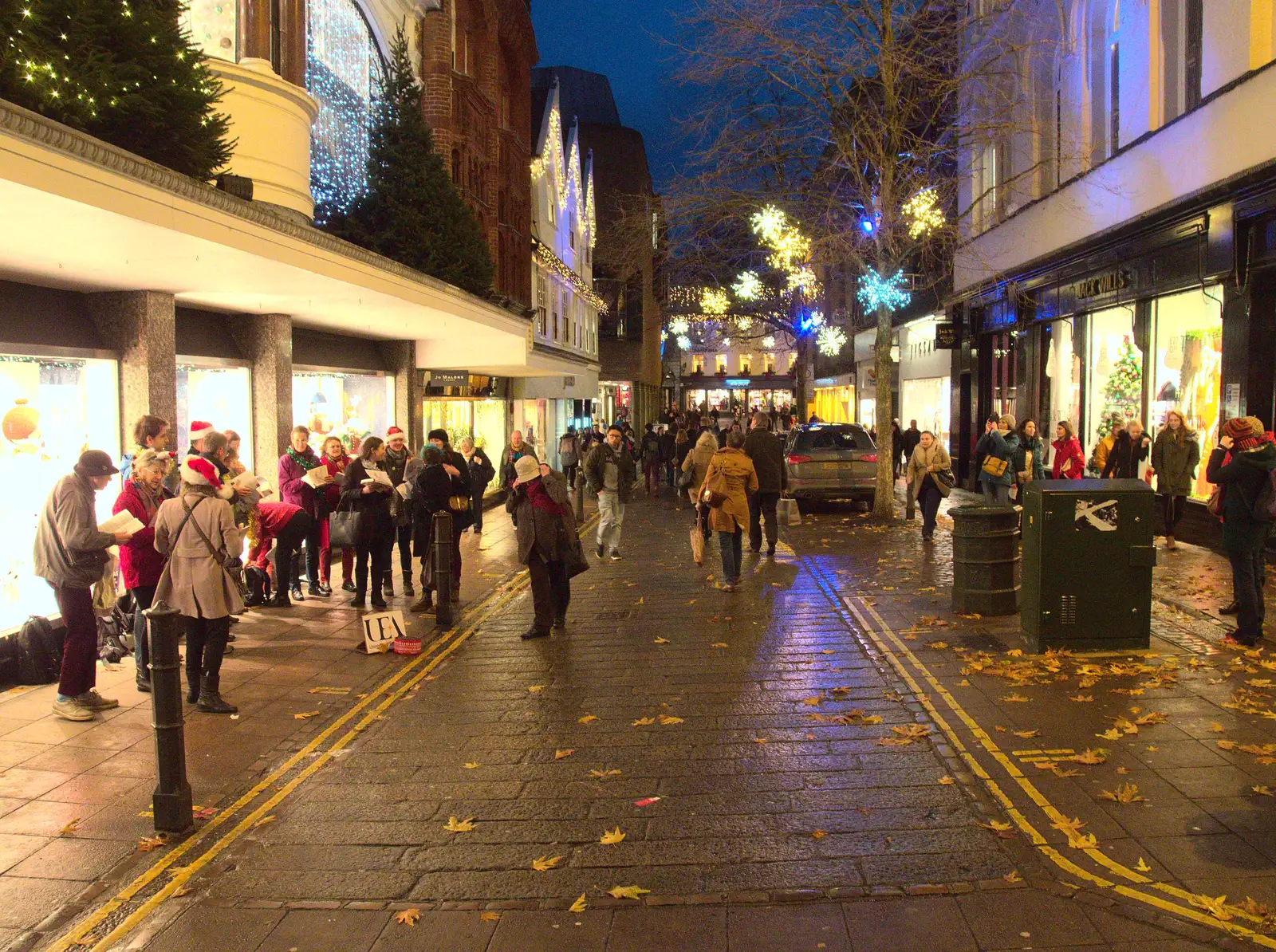 London Street in Norwich, from Southwark, Norwich, and a Power Cut, London, Norfolk and Suffolk - 12th December 2015