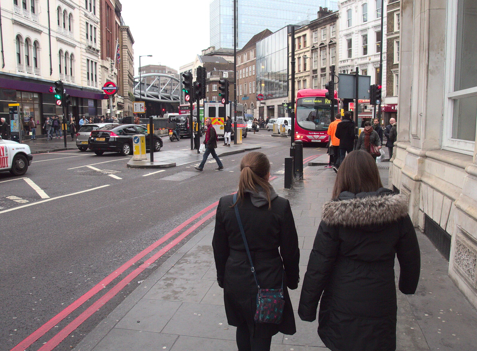 Southwark Street as it meets Borough High Street from A London Lunch, Borough, Southwark - 15th December 2015