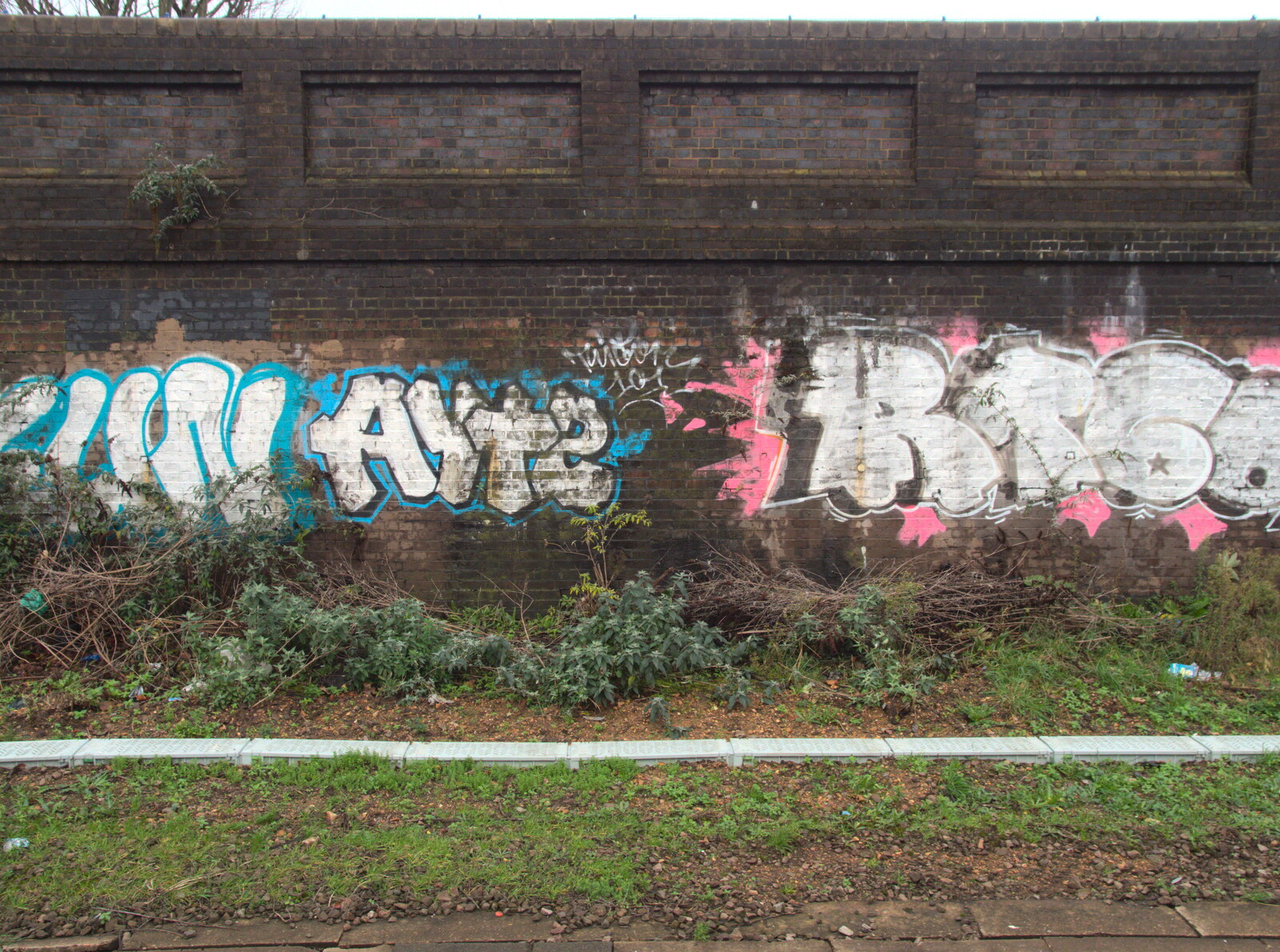 More fading tags from A London Lunch, Borough, Southwark - 15th December 2015
