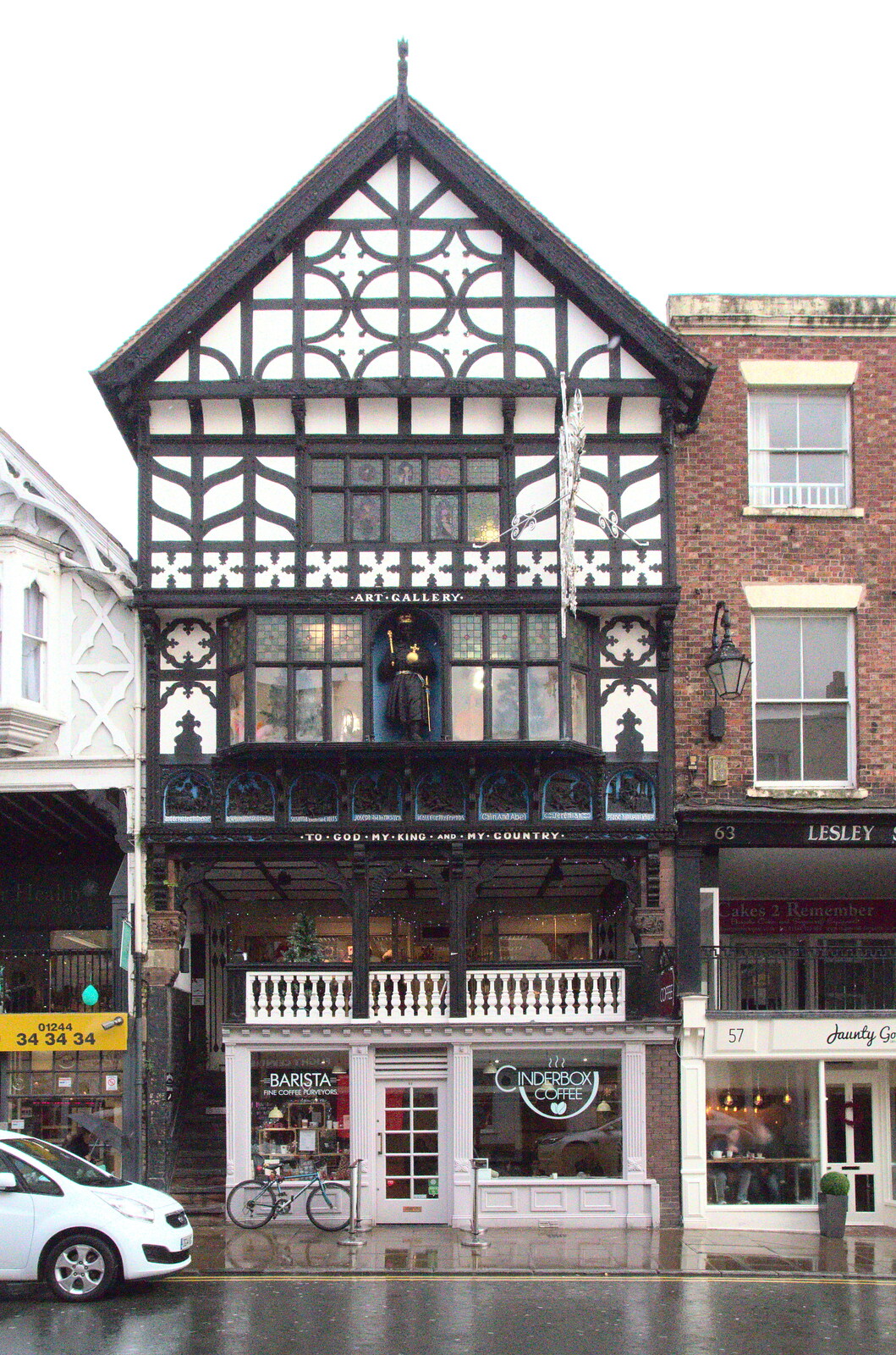 Chester timbered building from A Party and a Road Trip to Chester, Suffolk and Cheshire - 20th December 2015