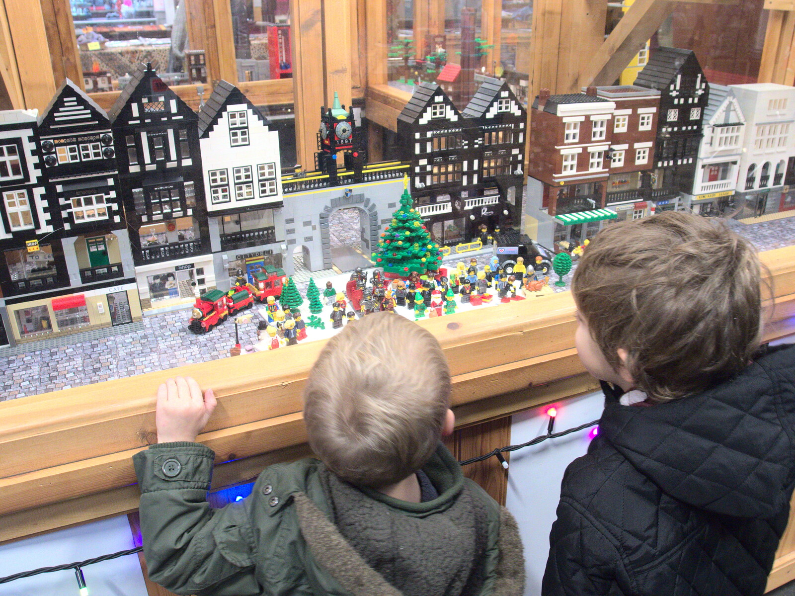 The Lego version of Grosvenor Street from A Party and a Road Trip to Chester, Suffolk and Cheshire - 20th December 2015
