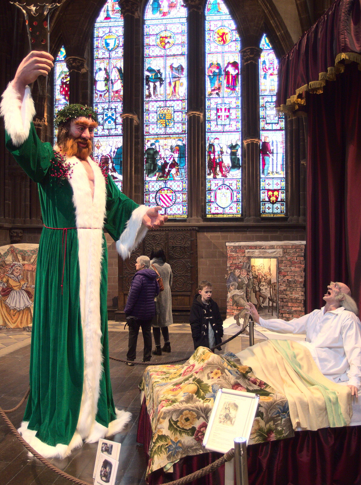 Dickens' A Christmas Carol in model form from A Party and a Road Trip to Chester, Suffolk and Cheshire - 20th December 2015