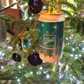 A cool beer-can bauble, A Party and a Road Trip to Chester, Suffolk and Cheshire - 20th December 2015