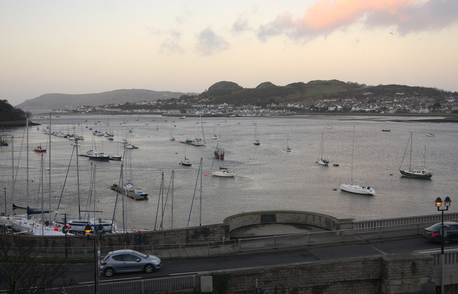 Boats on the river from Conwy, Holyhead and the Ferry to Ireland - 21st December 2015