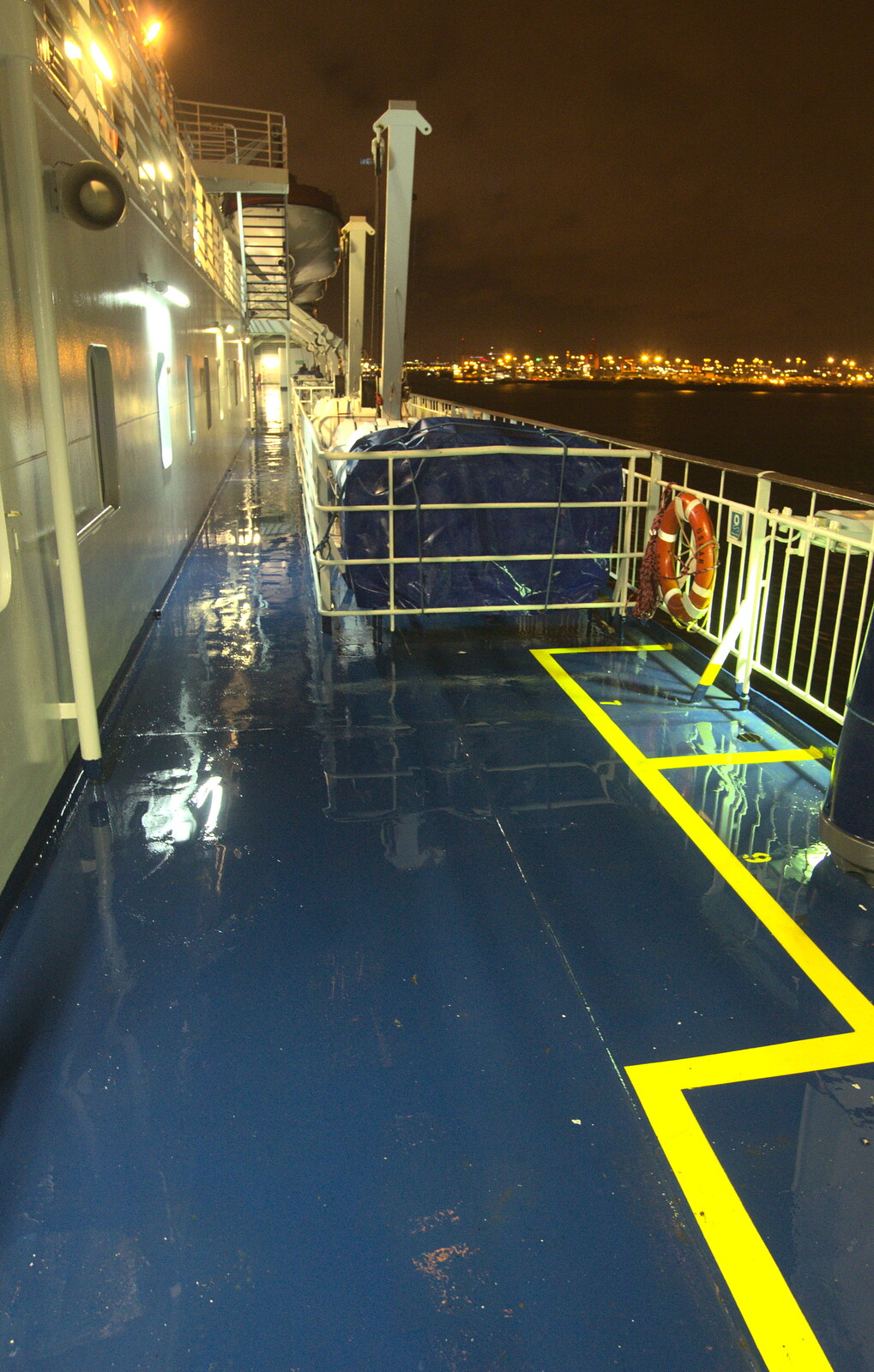 The empty decks from Conwy, Holyhead and the Ferry to Ireland - 21st December 2015