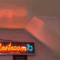 2015 A neon restroom sign
