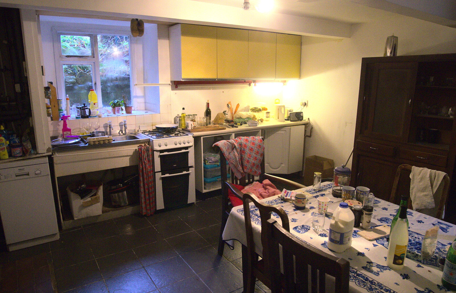 Meanwhile, the kitchen is quiet from Christmas in Blackrock and St. Stephen's in Ballybrack, Dublin, Ireland - 25th December 2015
