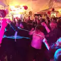 Party poppers are unleashed, New Year's Eve With The BBs, The Barrel, Banham, Norfolk - 31st December 2015