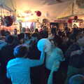 Anogther view of the Banham crowds, New Year's Eve With The BBs, The Barrel, Banham, Norfolk - 31st December 2015