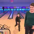 Fred runs around after a bowl, Ten-Pin Bowling, Riverside, Norwich - 3rd January 2016