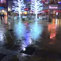 A couple of illuminated Christmas trees, Ten-Pin Bowling, Riverside, Norwich - 3rd January 2016