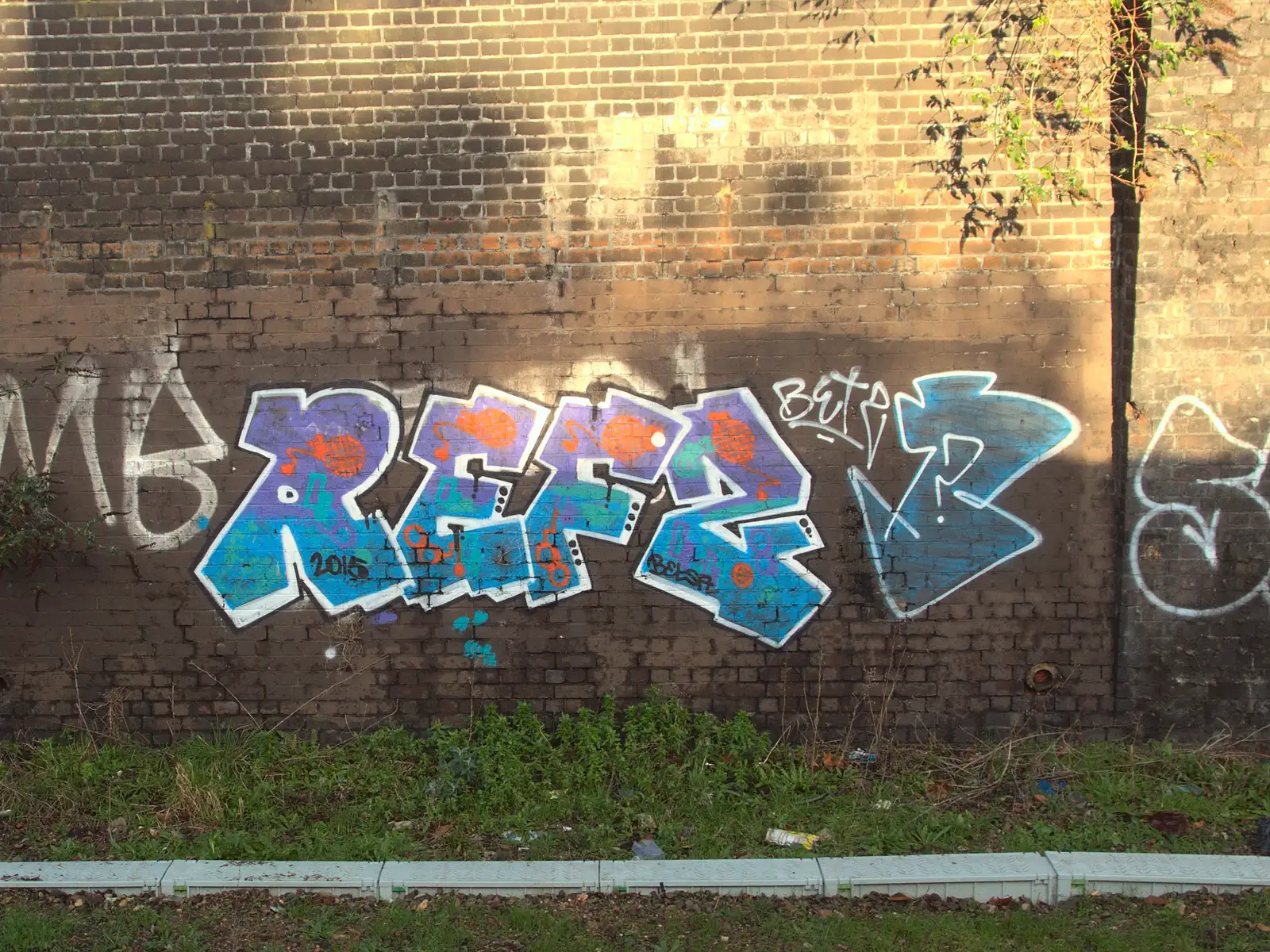 Refz graffiti, from Ten-Pin Bowling, Riverside, Norwich - 3rd January 2016