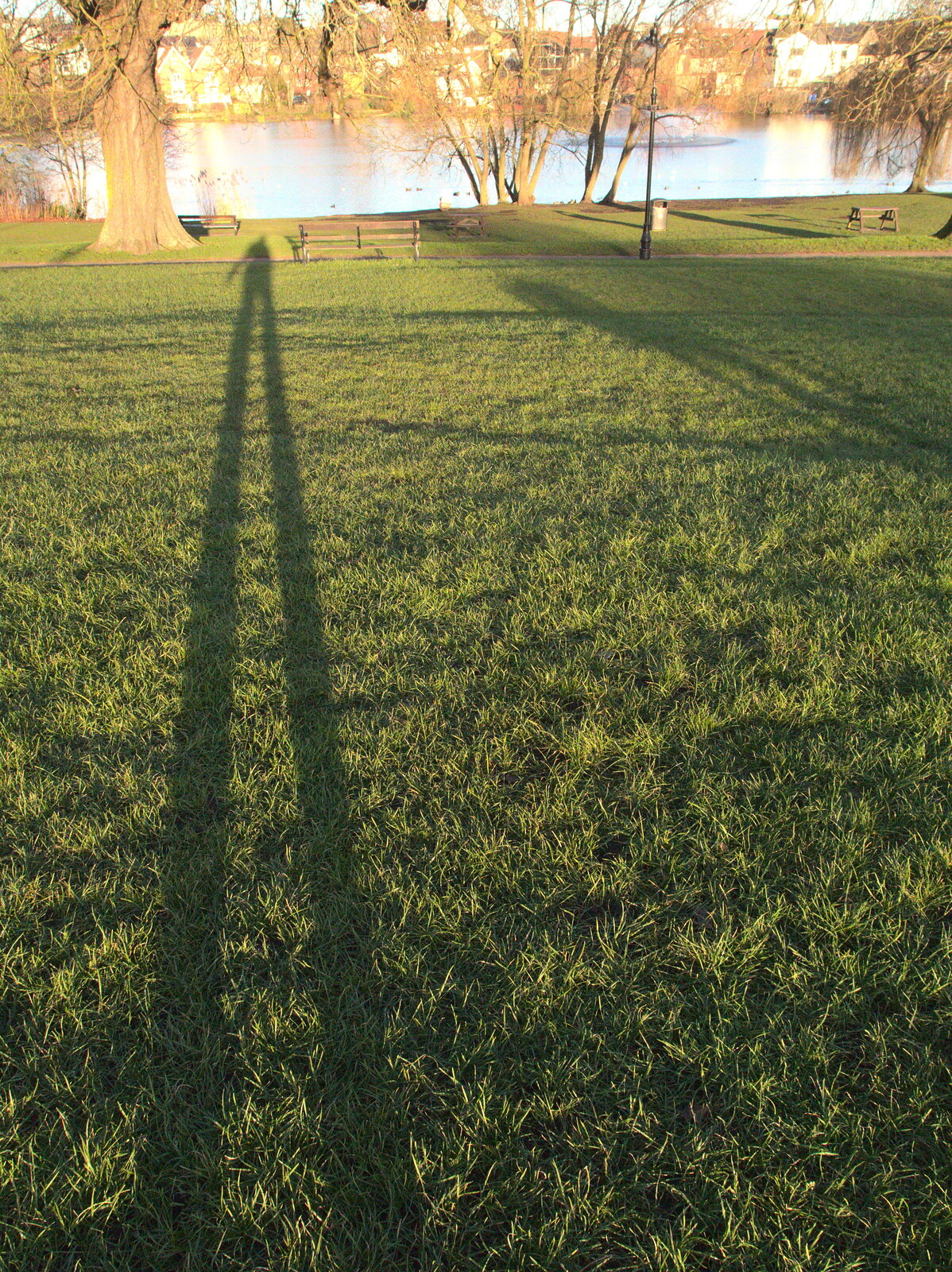Nosher casts a very long shadow from Ten-Pin Bowling, Riverside, Norwich - 3rd January 2016