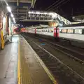 The train to London waits on Platform 1, Isobel Goes to Lyon, Ipswich Station, Burrell Road - 24th January 2016