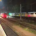 The tail of the Class 86 collection, Isobel Goes to Lyon, Ipswich Station, Burrell Road - 24th January 2016