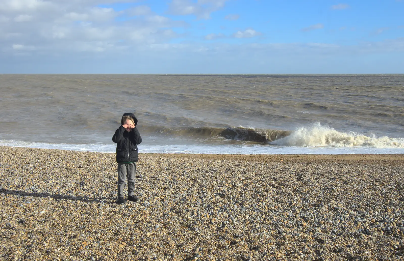 Sea no evil, from A Trip to Aldeburgh, Suffolk - 7th February 2016