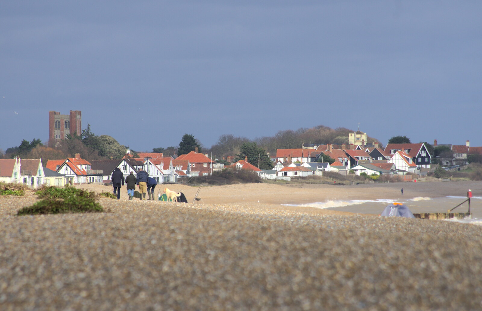Thorpness in the distance from A Trip to Aldeburgh, Suffolk - 7th February 2016