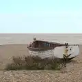 A lonely fishing boat, A Trip to Aldeburgh, Suffolk - 7th February 2016