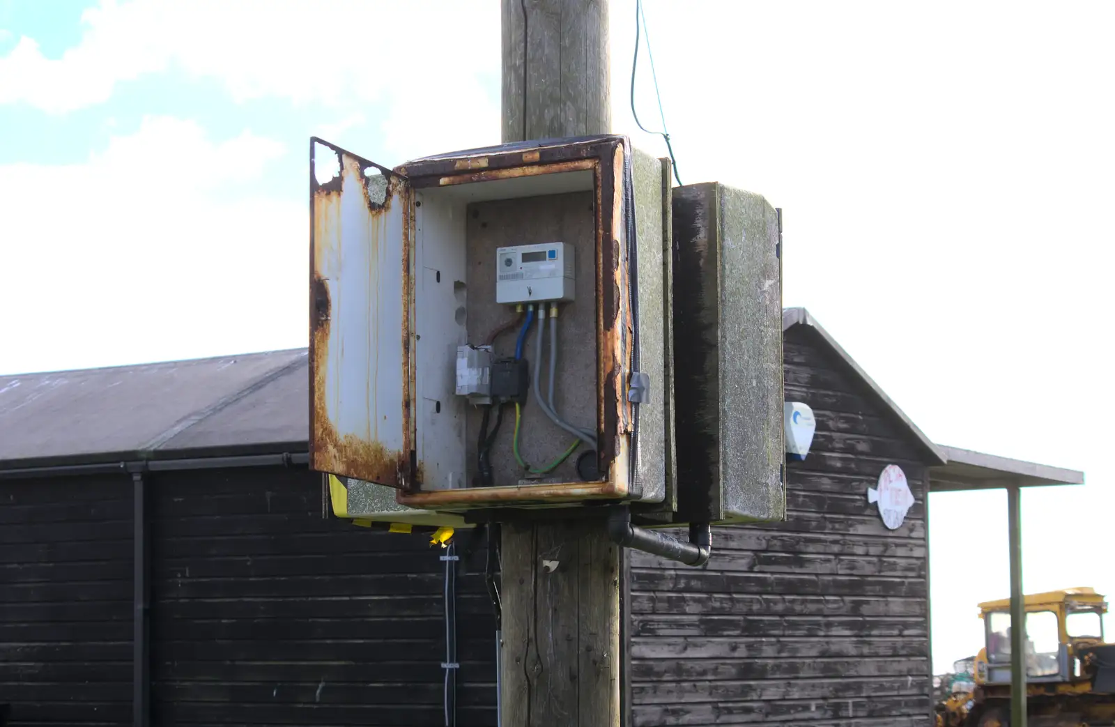 Quality electrical cabinet, from A Trip to Aldeburgh, Suffolk - 7th February 2016