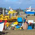 Fishing boats on the beach, A Trip to Aldeburgh, Suffolk - 7th February 2016