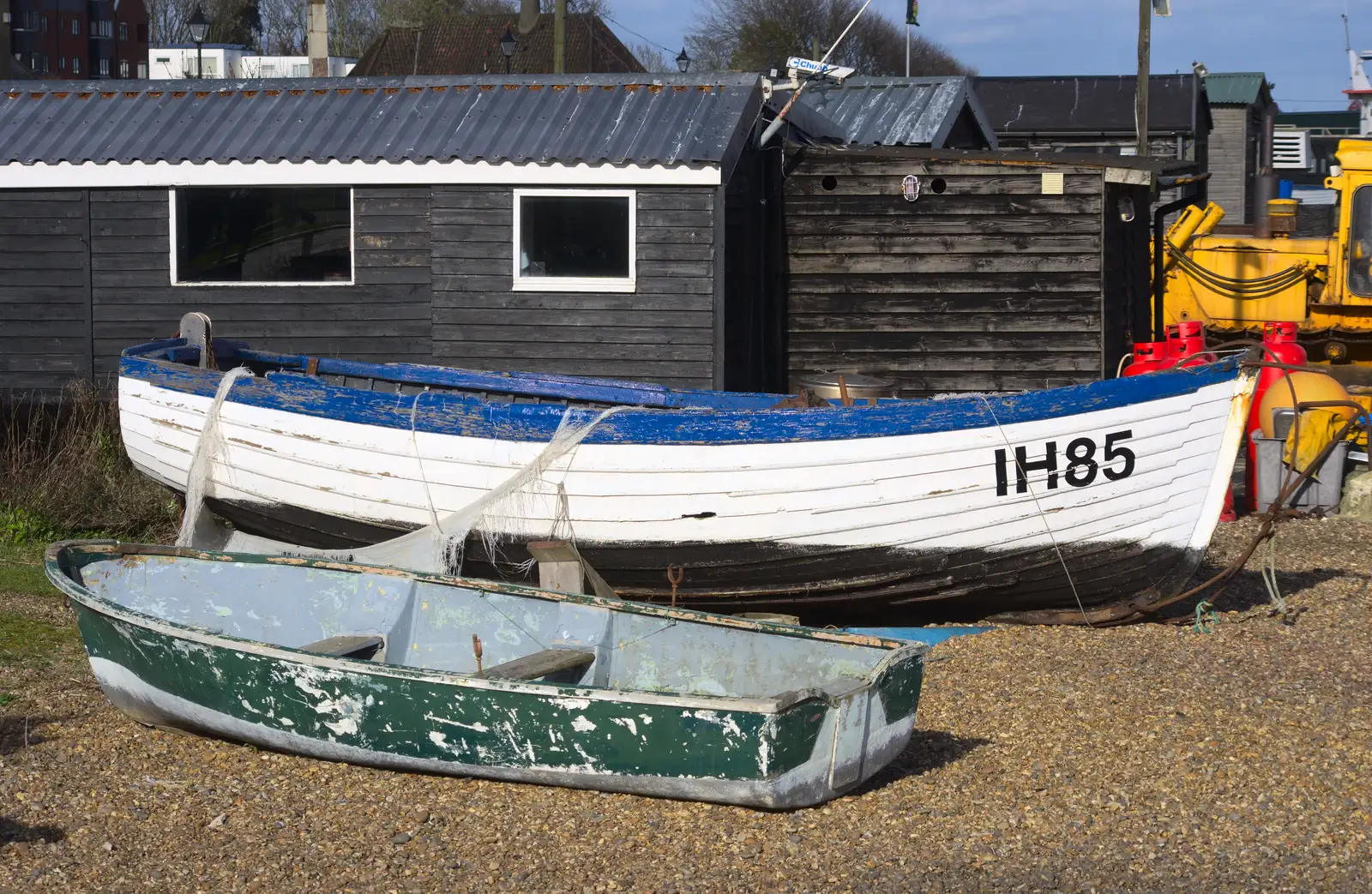 More boats and huts, from A Trip to Aldeburgh, Suffolk - 7th February 2016